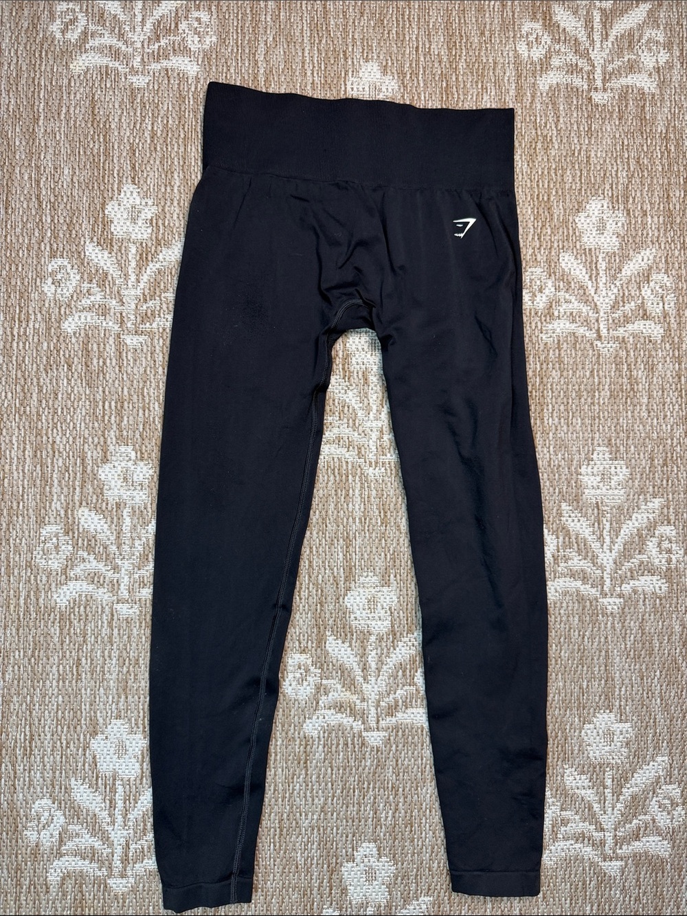Gymshark  Black High-Rise Leggings with Logo